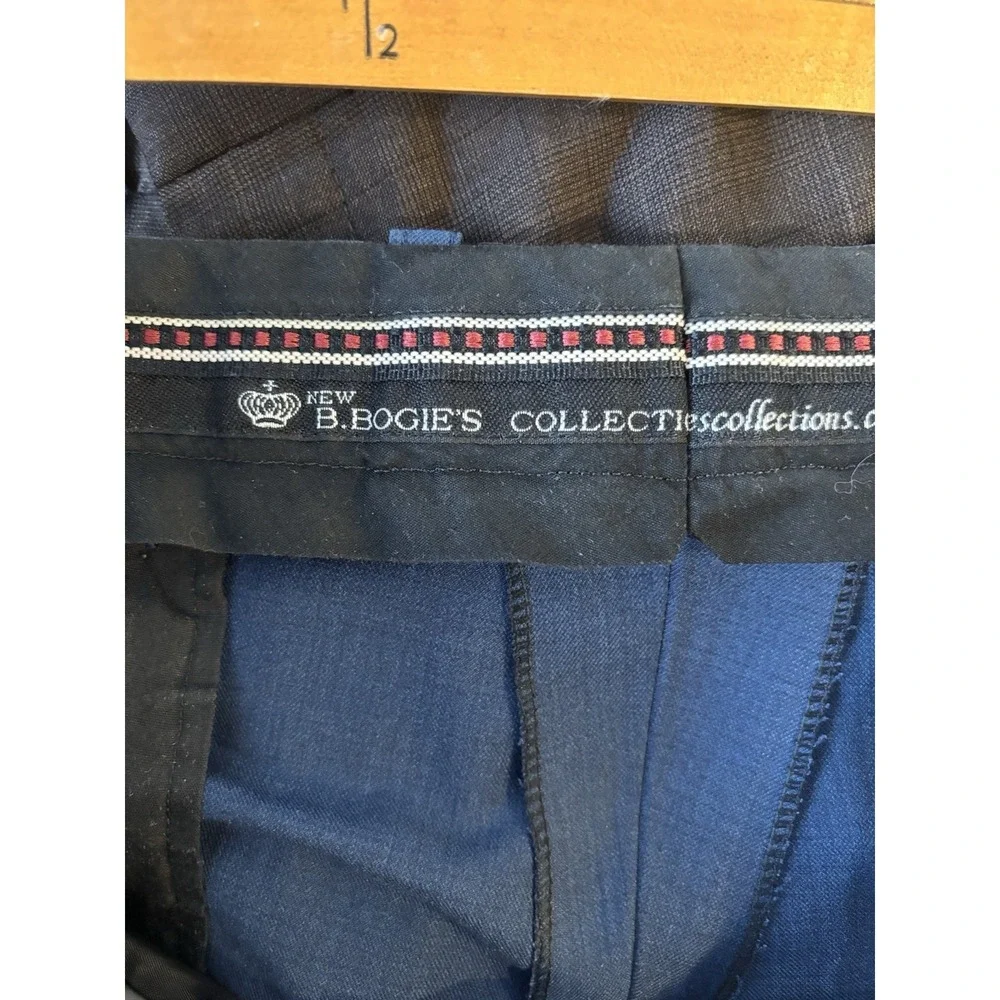 B‎ Bogies Collection Men's 35x27 Navy Dress Pants Trousers